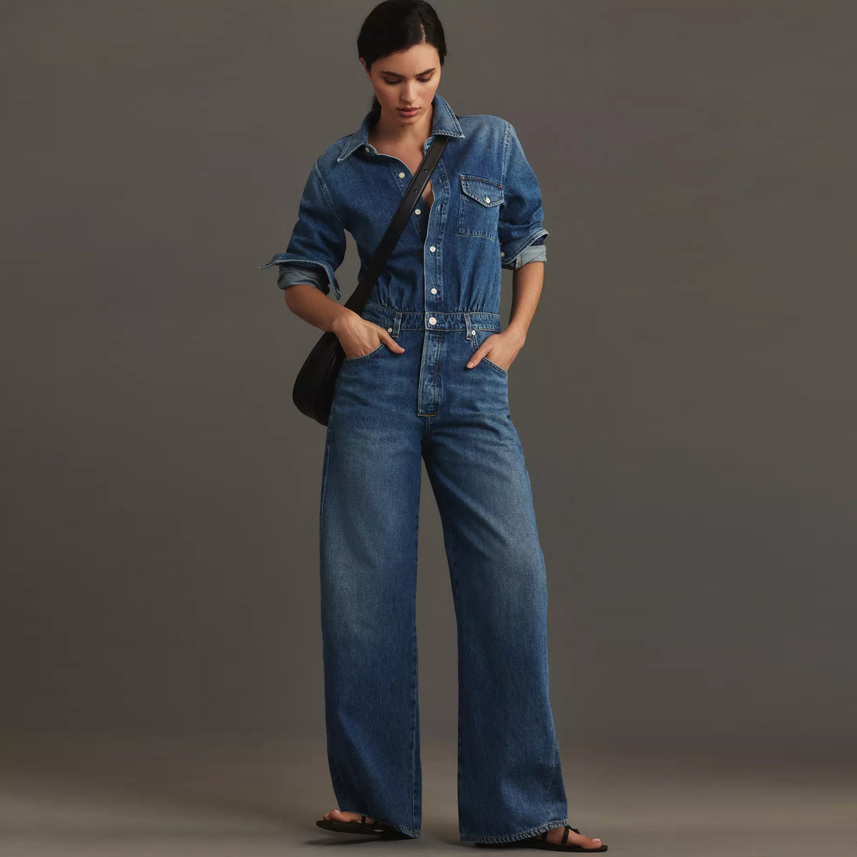 Citizens of Humanity "Maisie" Denim Jumpsuit, size 6