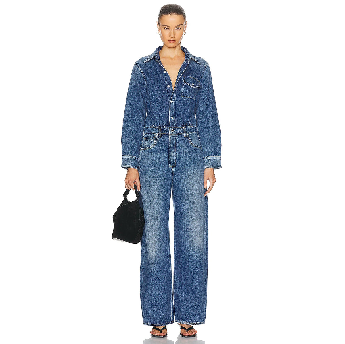 Citizens of Humanity "Maisie" Denim Jumpsuit, size 6
