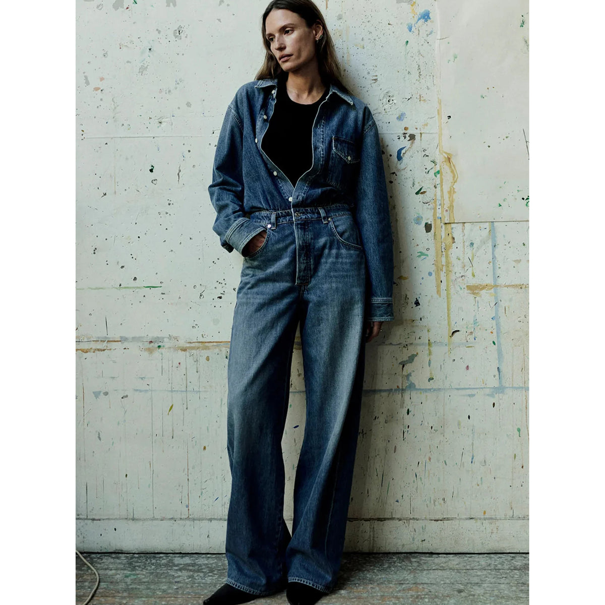 Citizens of Humanity "Maisie" Denim Jumpsuit, size 6