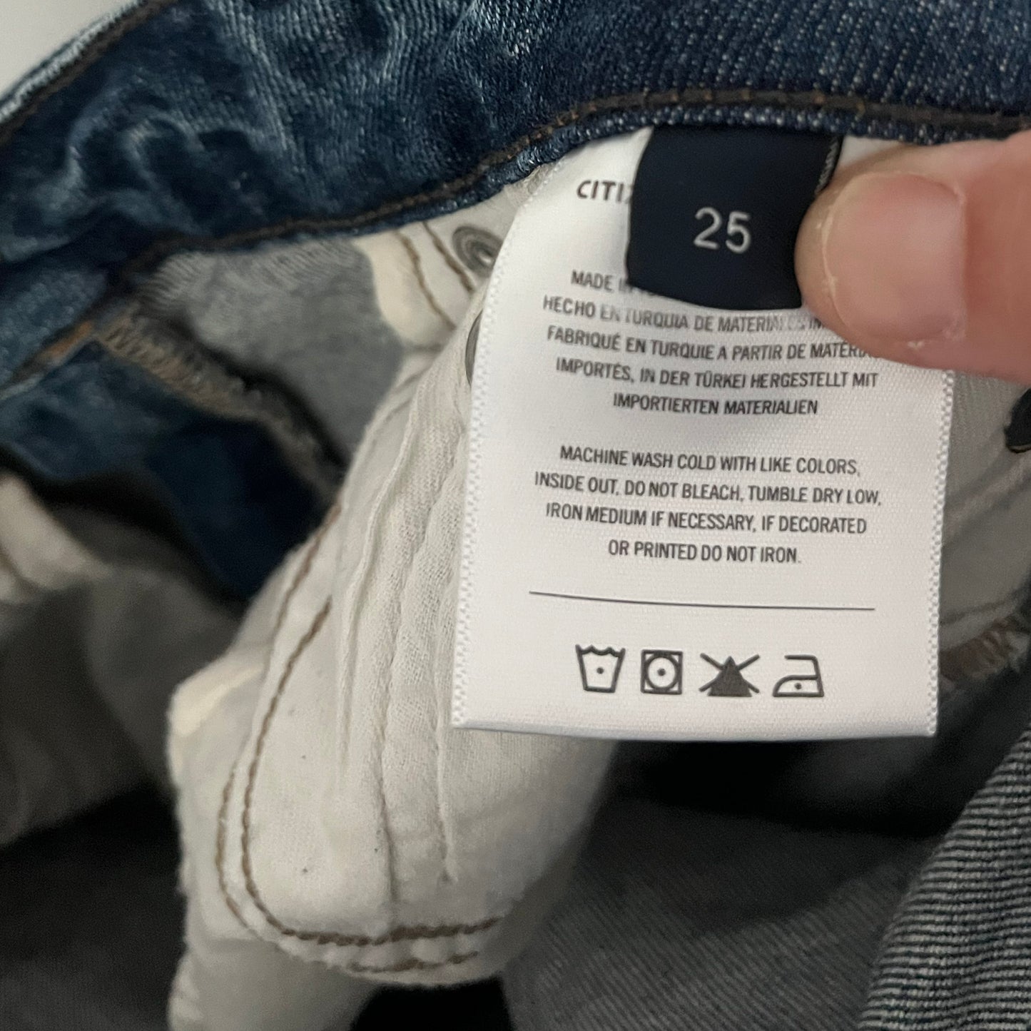 Citizens "Zurie" Jeans in "Garnish", size 25