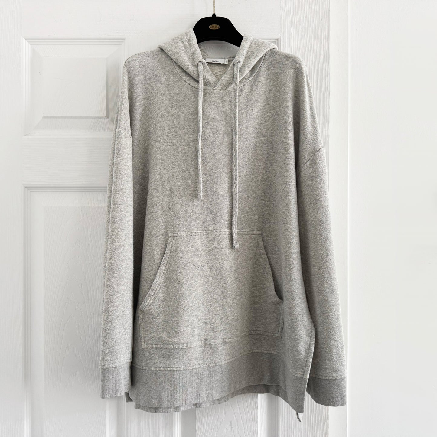 Closed Oversize Side Slit Sweatshirt in Grey, size XS (fits XS-S)
