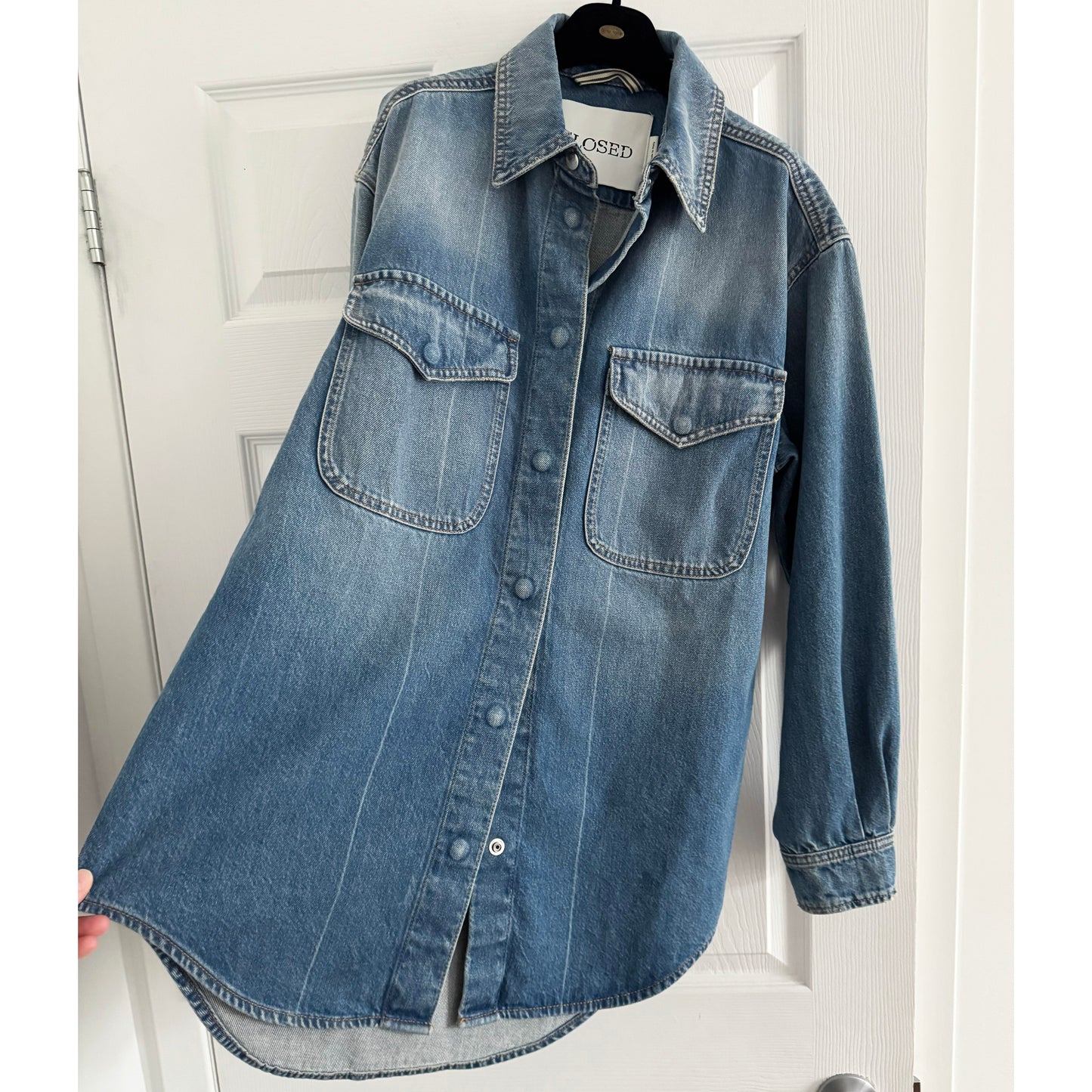 Closed Oversize Denim Shirt, size XXS (fits XS/S)