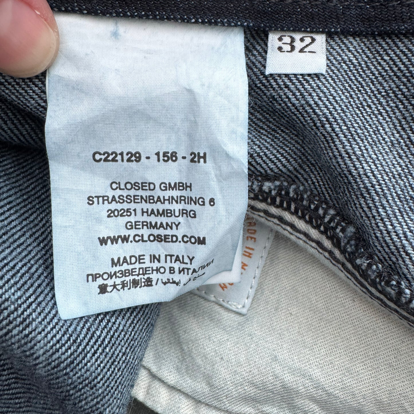 CLOSED OFFICIAL "Ridge-X" Jeans in Dark Blue, size 32 (fits 31)