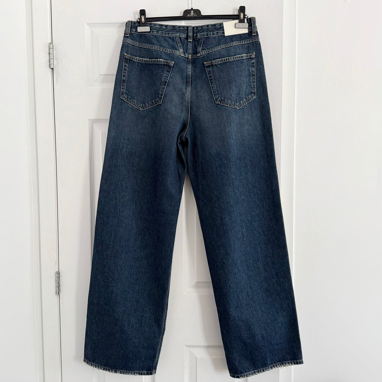 Closed "Nikka" Wide Leg Jeans in Dark Blue, size 32