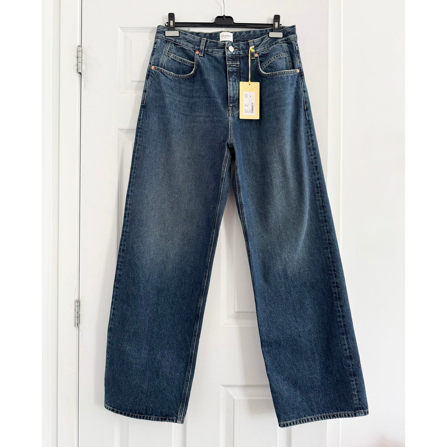 Closed "Nikka" Wide Leg Jeans in Dark Blue, size 32