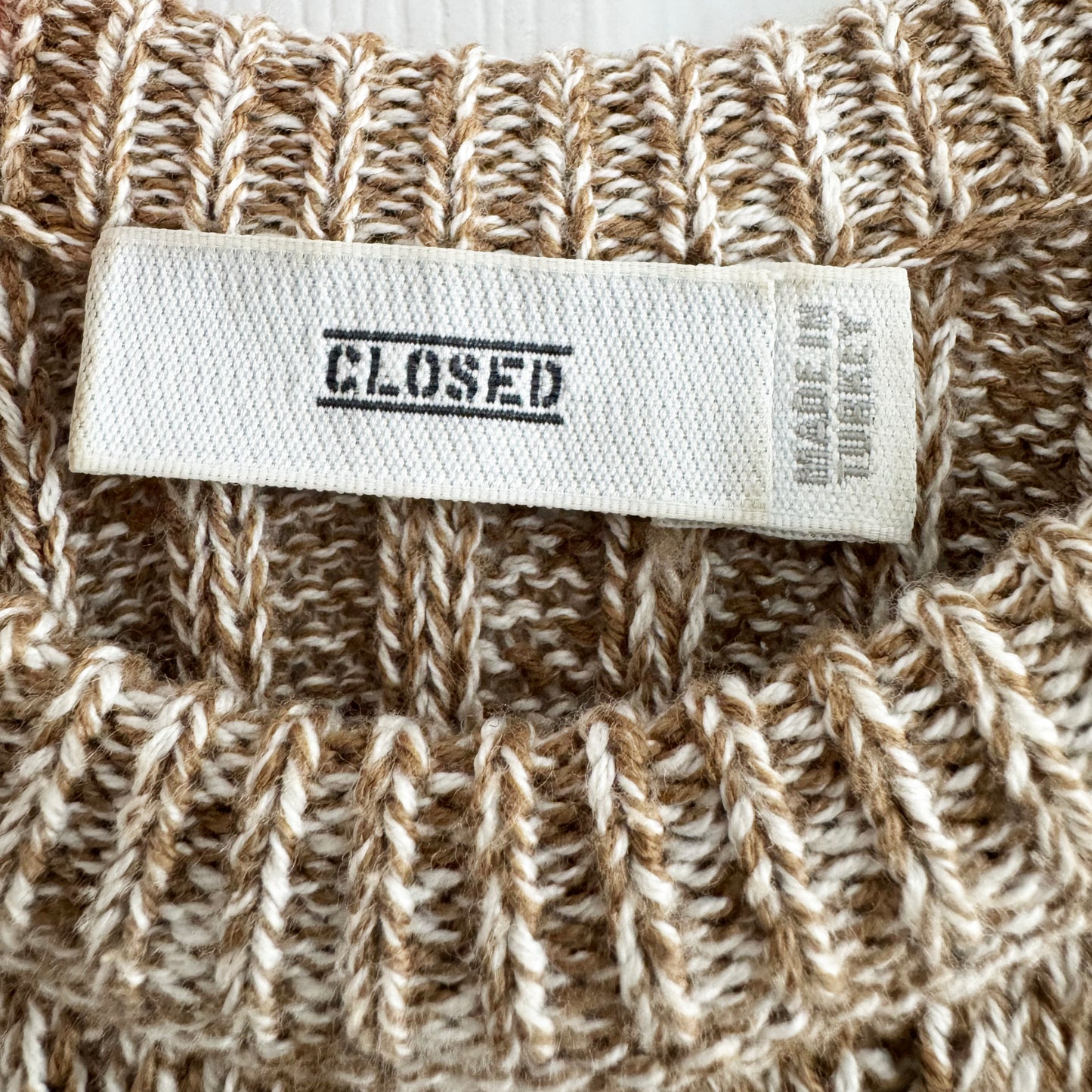 Closed Moulin Strap Knit Dress in Beige, size XS