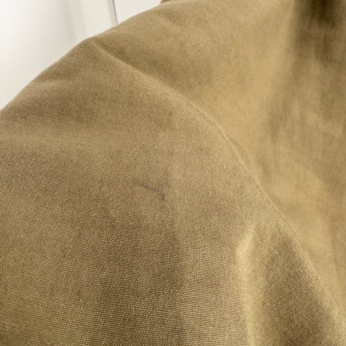CO Cotton/Linen Wide Leg Culottes in Khaki Green, Size Large (fits Medium)