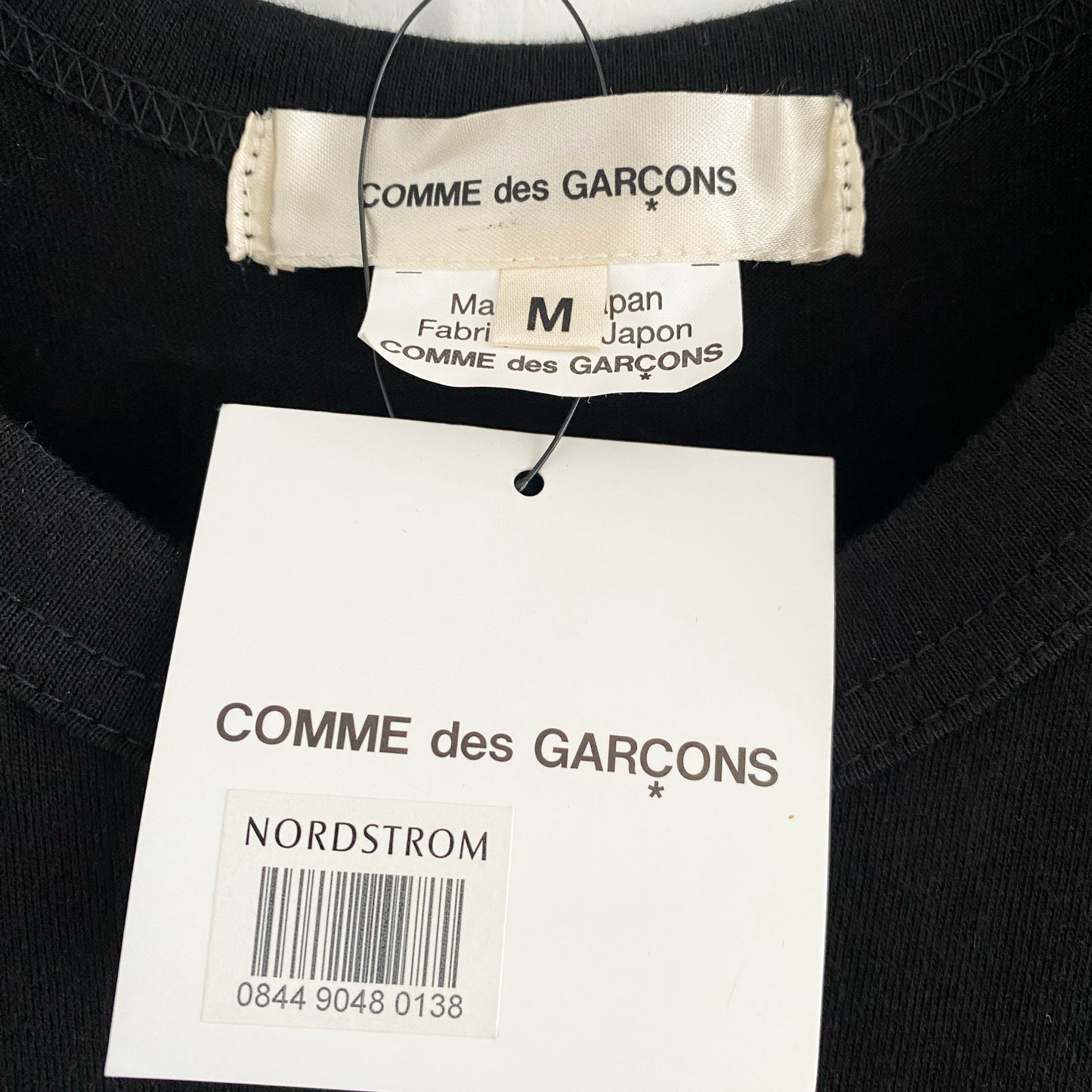 Comme Des Garcons Puff Hem Tunic in black, Size Medium