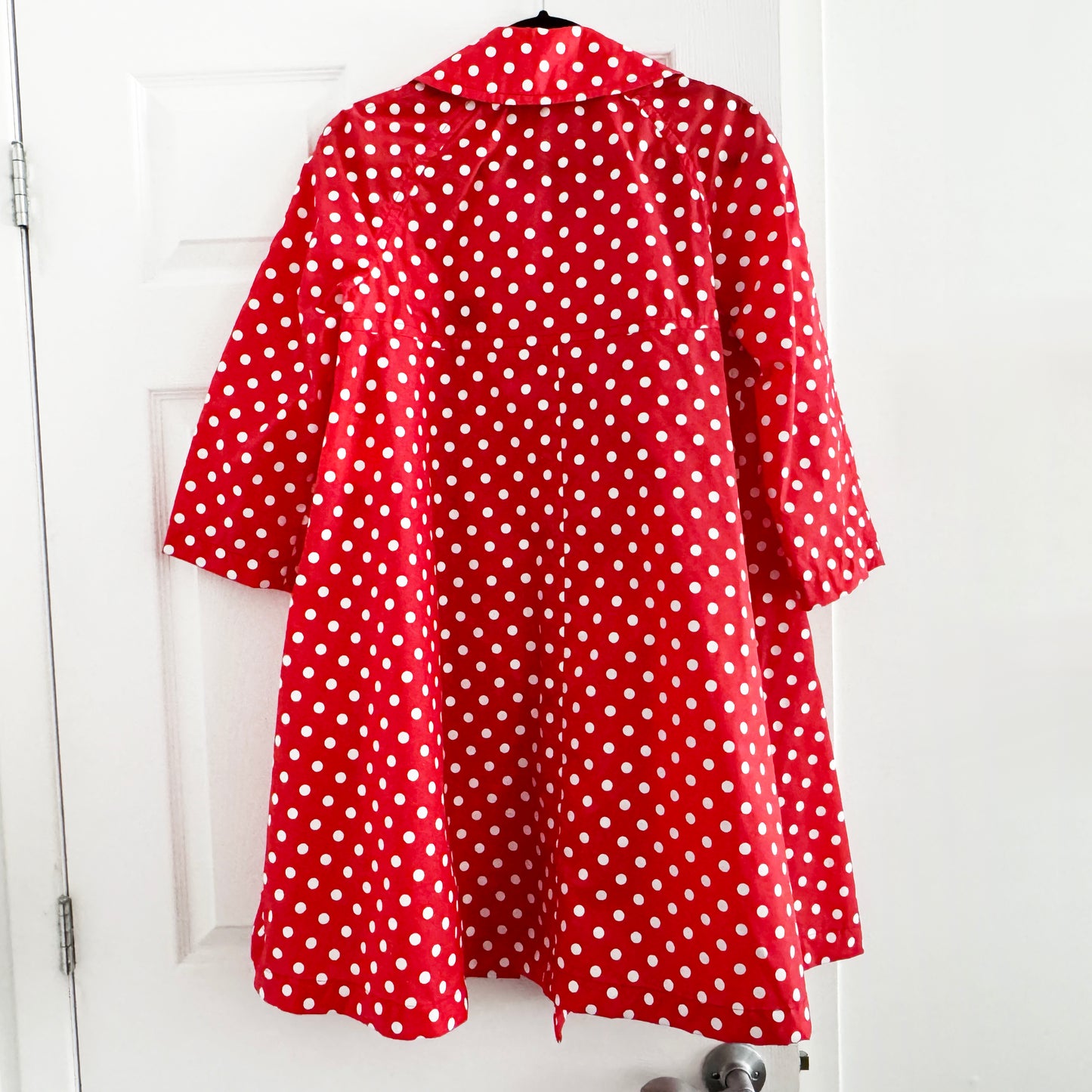 Comme Des Garcons Girl Red Polka Dot Rain Jacket, taille Moyenne