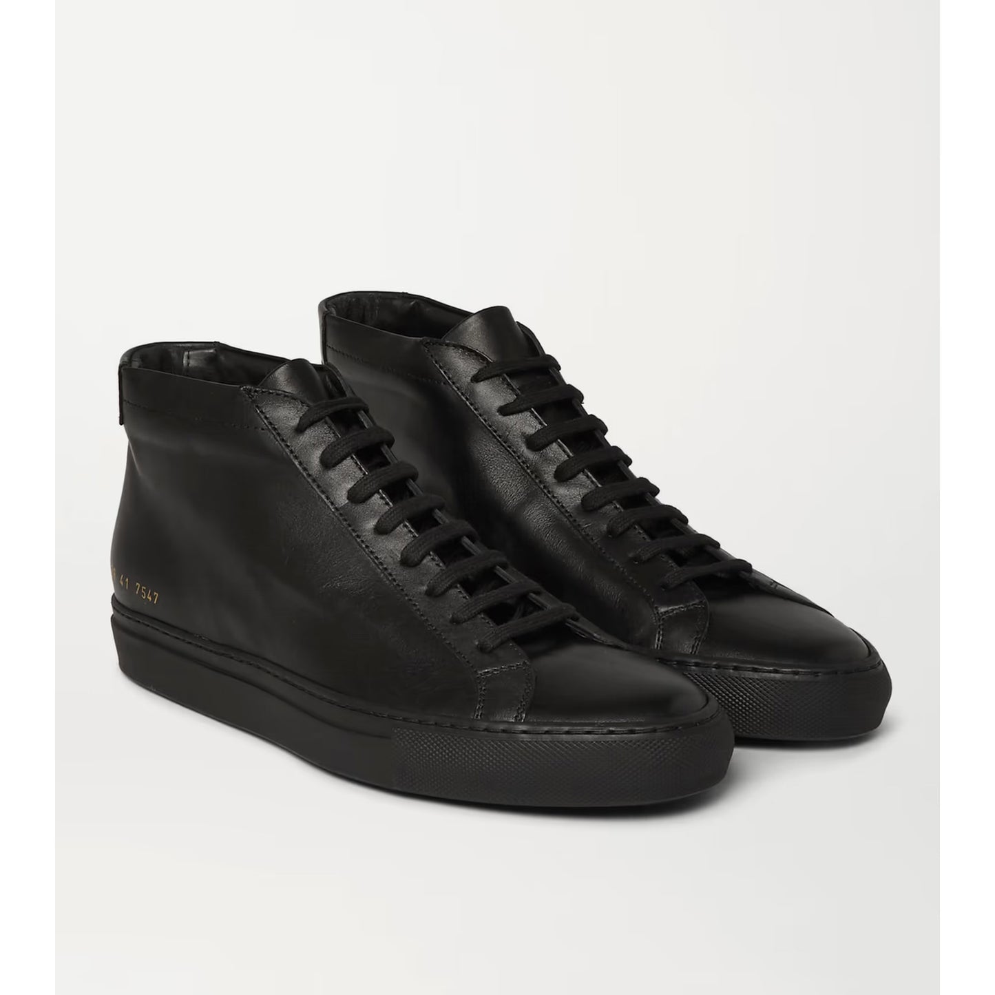 ** MENS ** Common Projects Original Achilles Mid Sneakers in Black, size 41