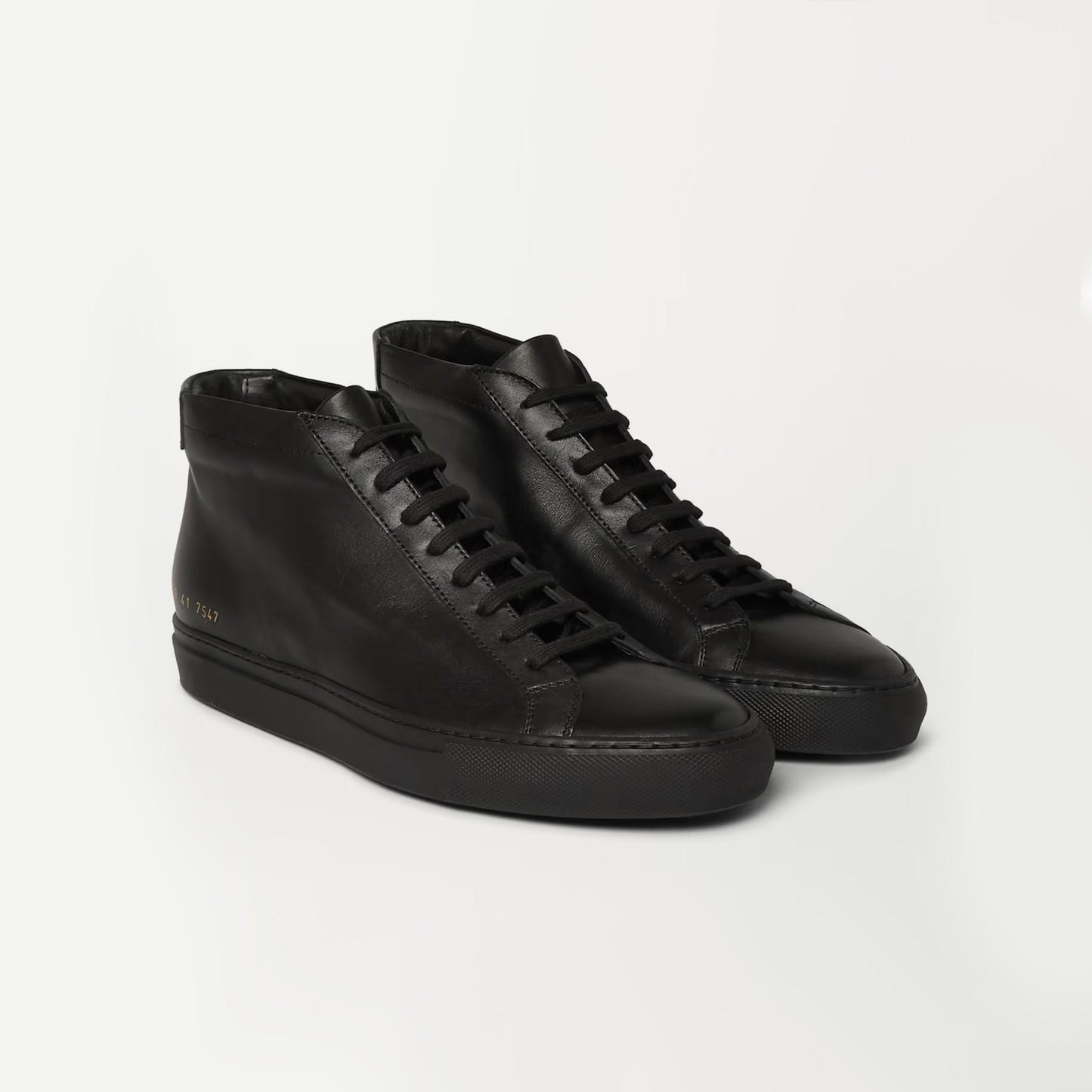 ** MENS ** Common Projects Original Achilles Mid Sneakers in Black, size 41