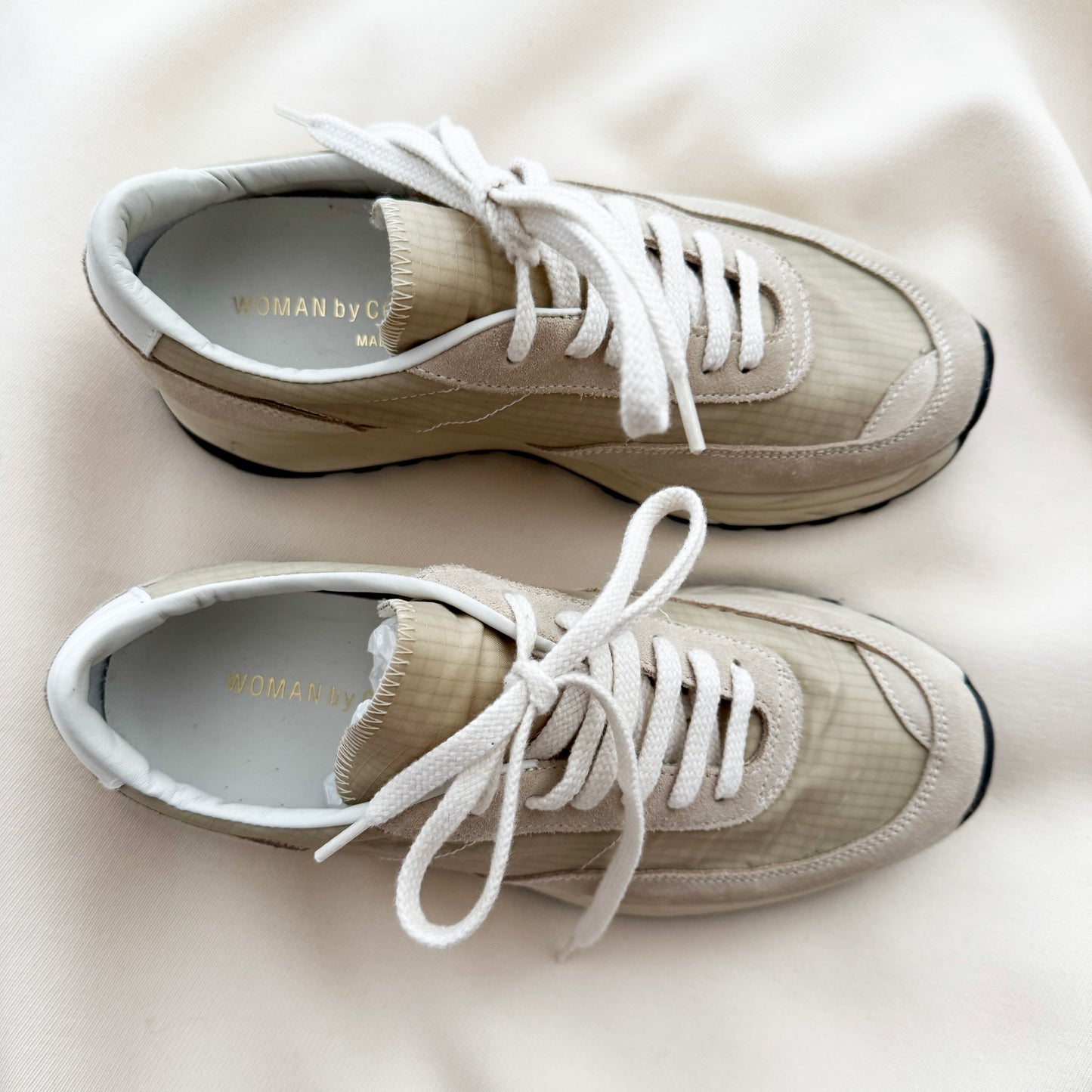 Common Projects Track 80 Sneaker in Tan, size 35