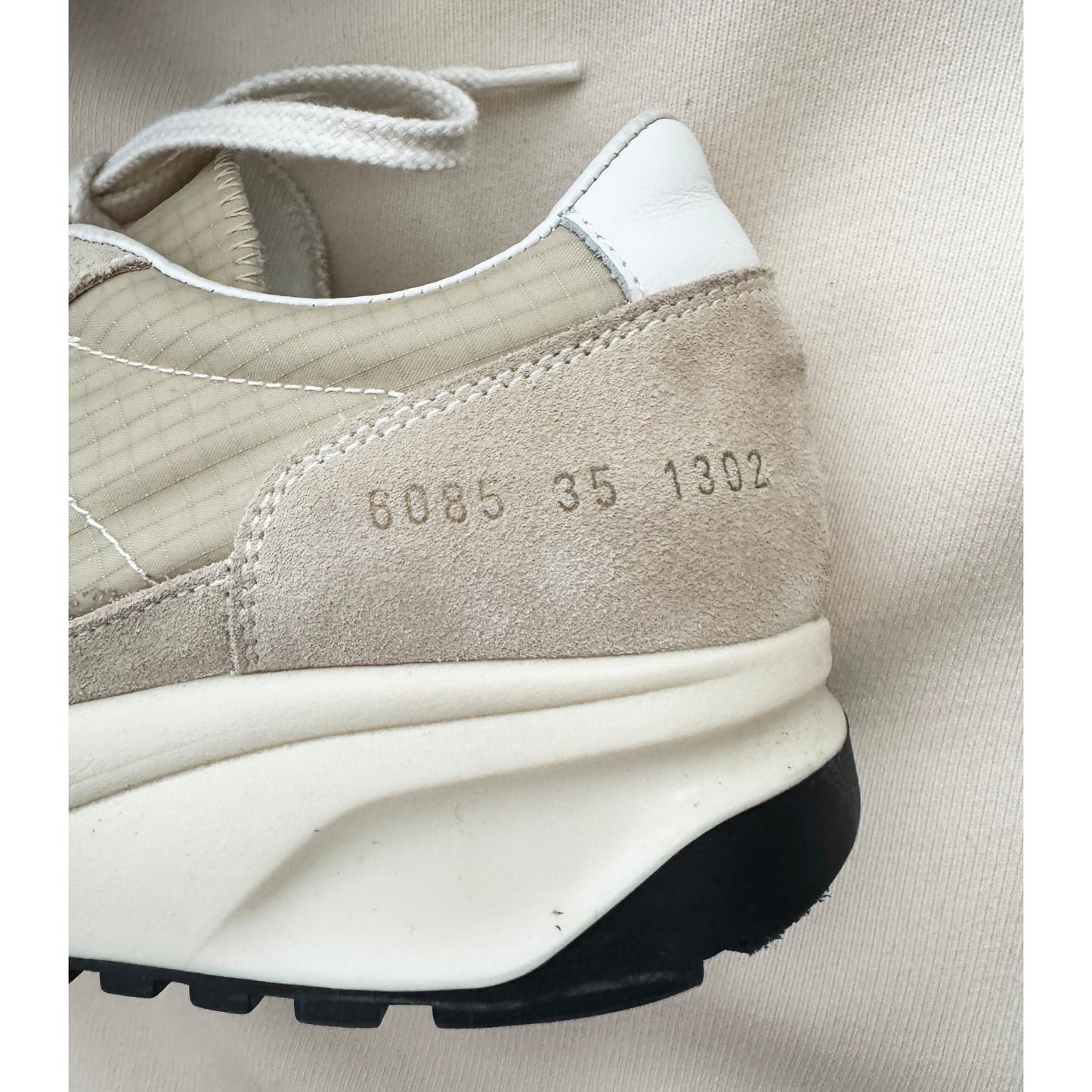 Common Projects Track 80 Sneaker in Tan, size 35