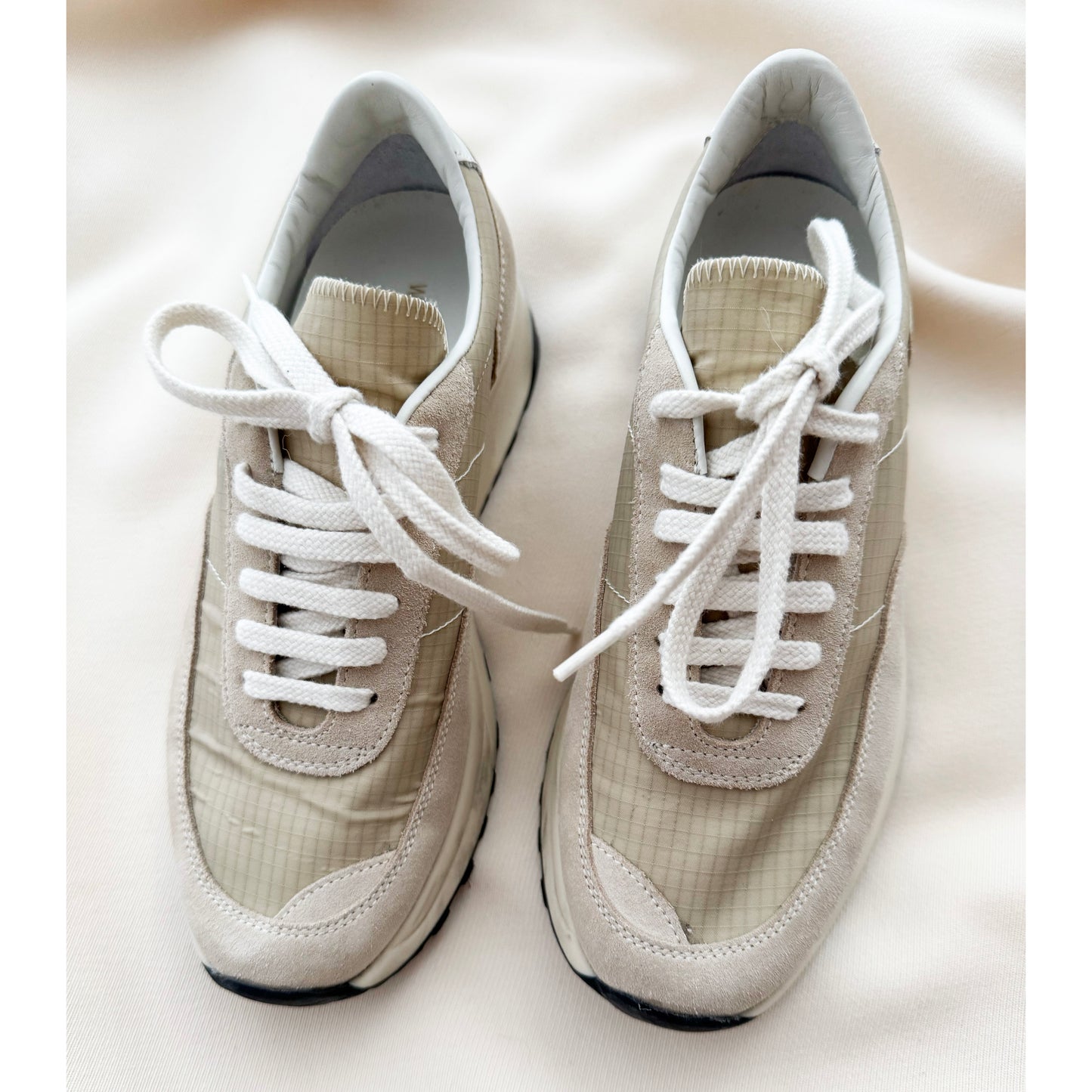 Common Projects Track 80 Sneaker in Tan, size 35