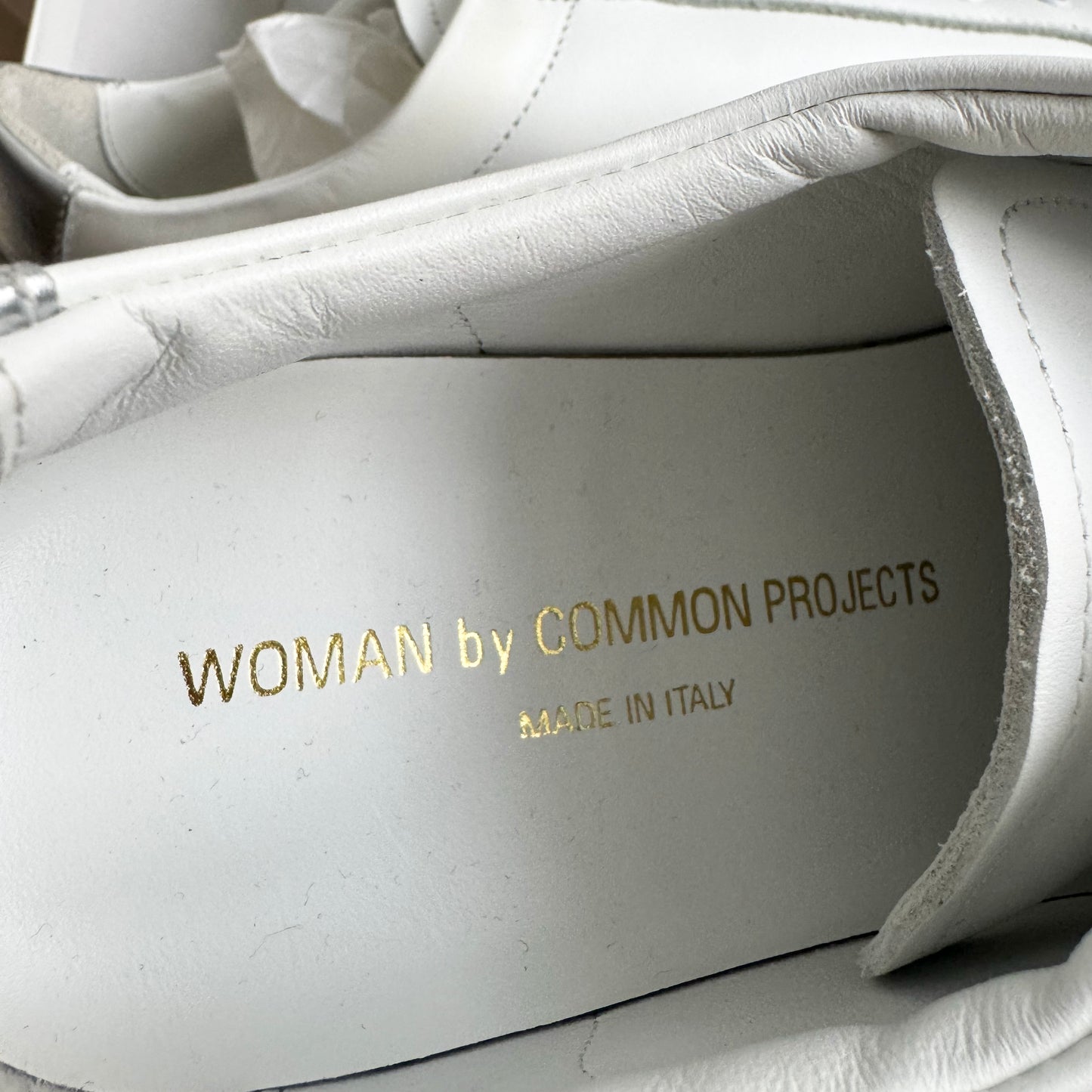 Common Projects Retro Low Sneaker in White, size 40 (fits 10.5)