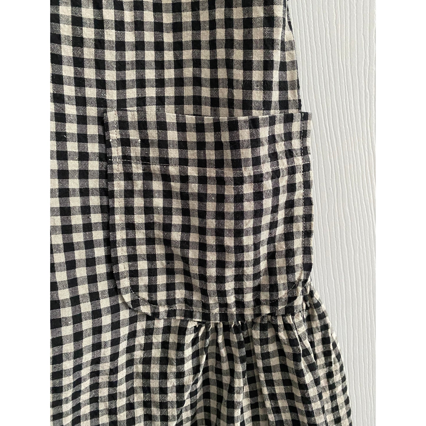 Comrags "Jogi" Gingham Linen Dress, size XS