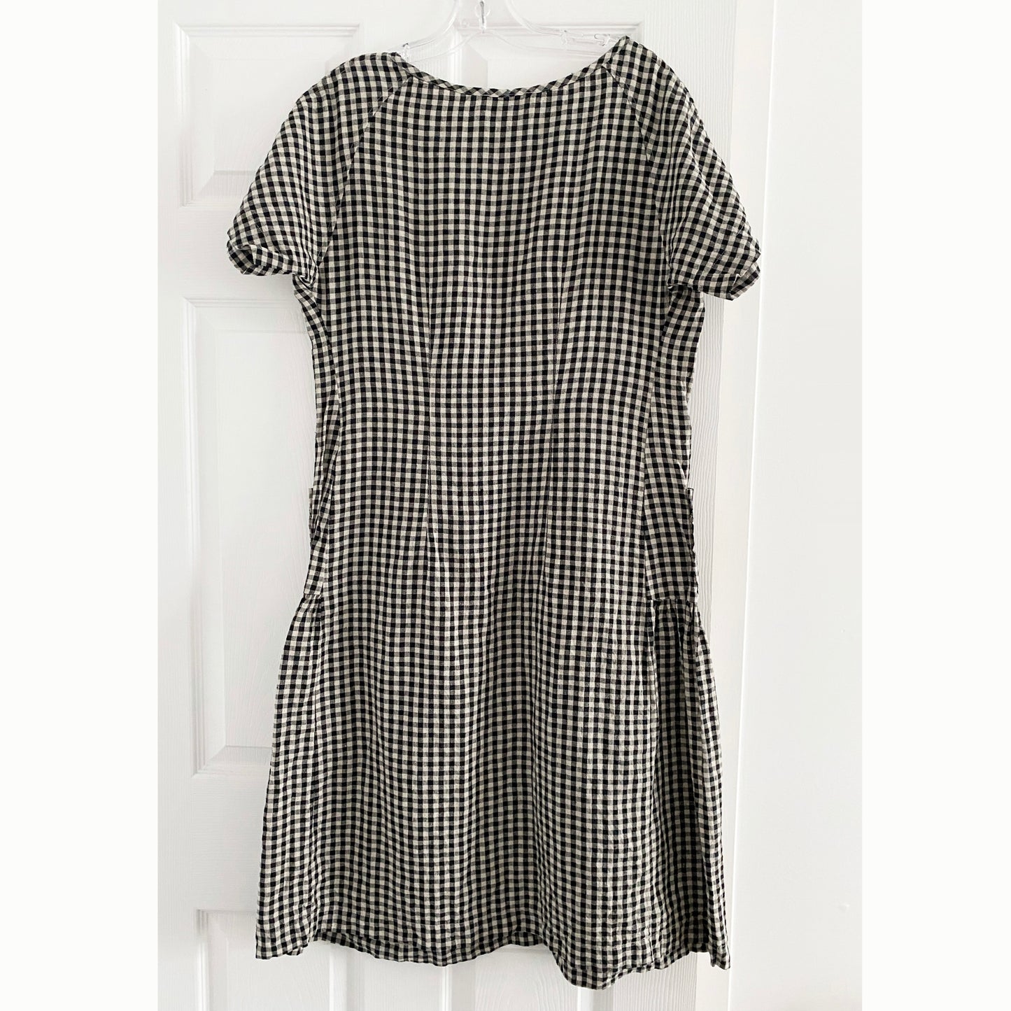 Comrags "Jogi" Gingham Linen Dress, size XS