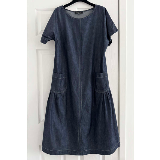 Comrags Chambray Short Sleeve Dress, size XS