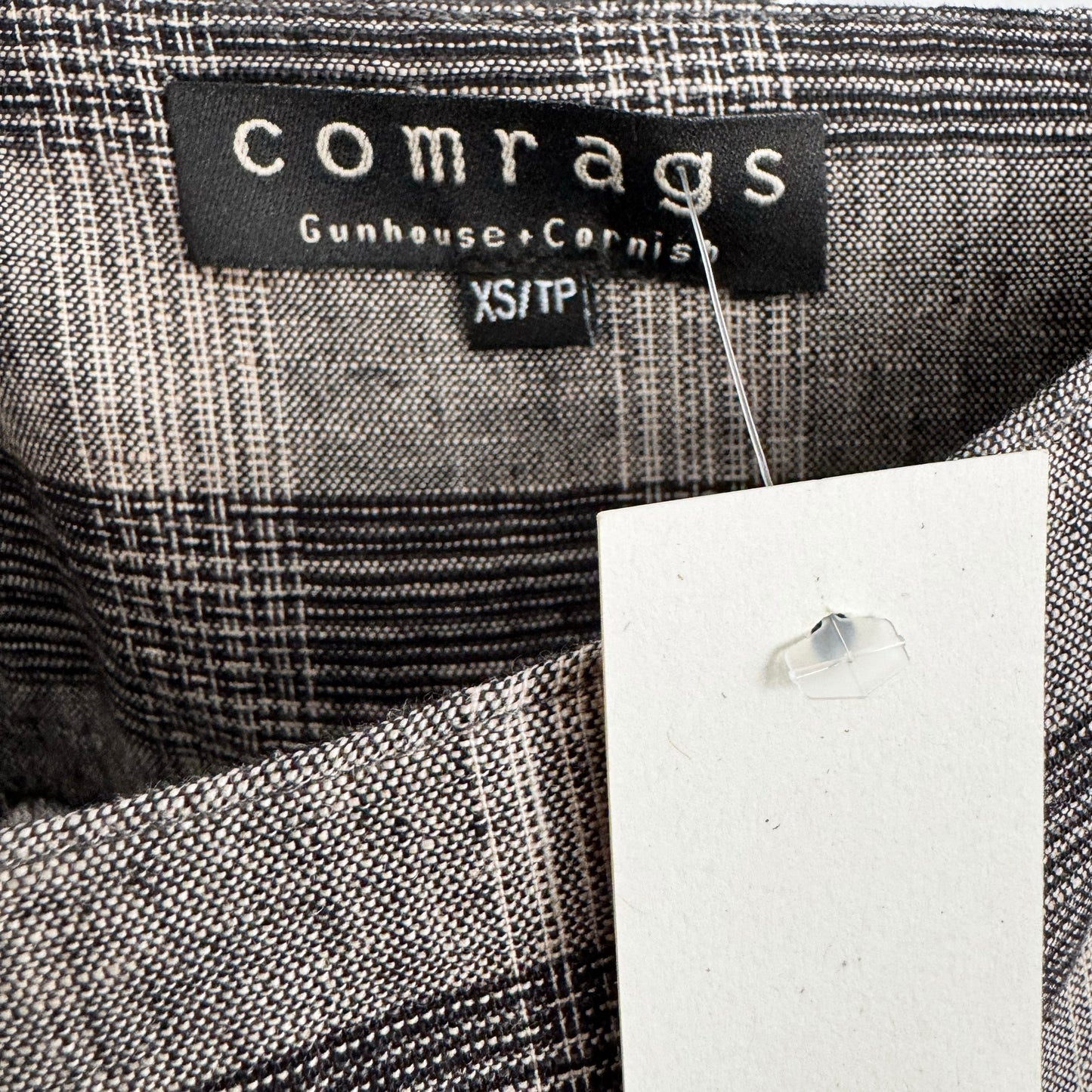 Comrags "Calamity" Pleated Plaid Skirt, size XS