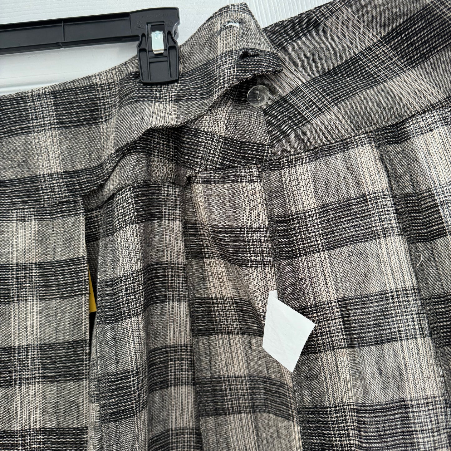 Comrags "Calamity" Pleated Plaid Skirt, size XS