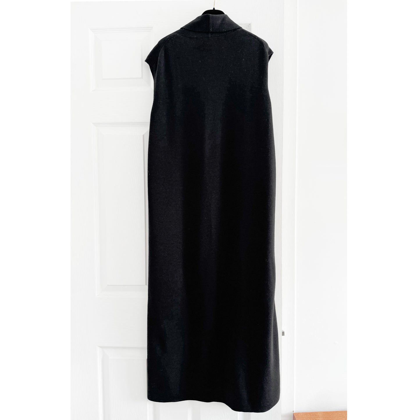 COS Sleeveless Wool Knit Dress in Black, size Medium