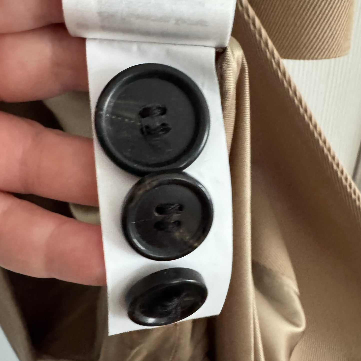 COS Trapeze Wool-Blend Jacket in Beige, size 6