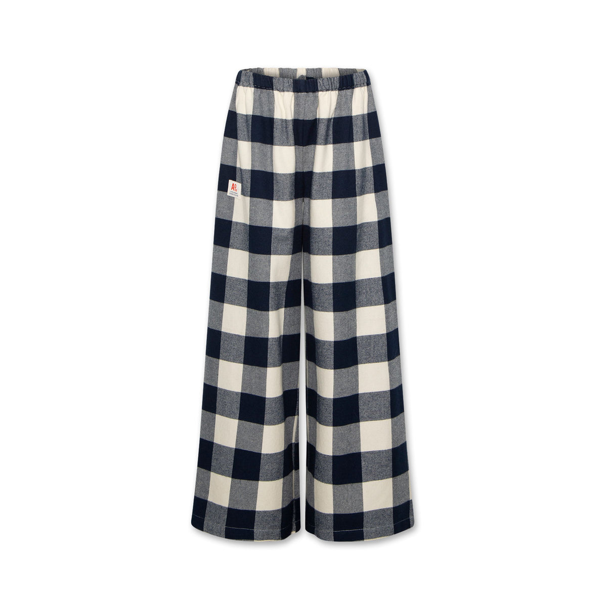 ** KIDS ** AO76 Flannel Pyjama Pants in Navy Check, size 12 years