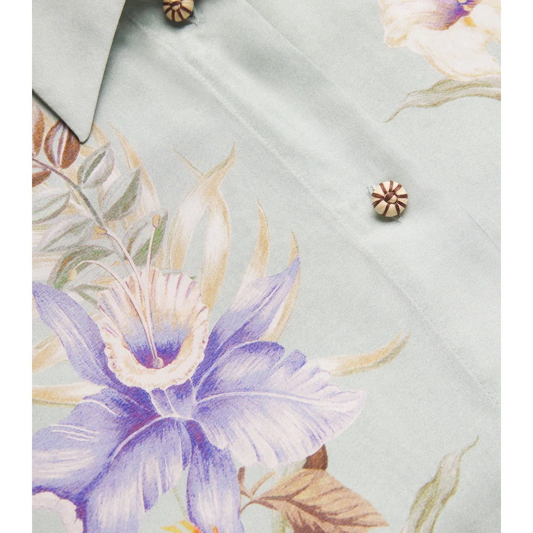 Zimmermann "Coco" Printed Silk Tunic, size 1 (size small)