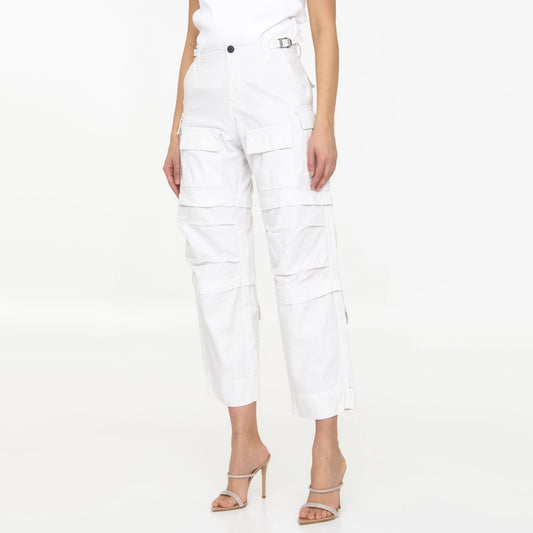 DarkPark "Julia" Cargo Pants in Off White, size 26