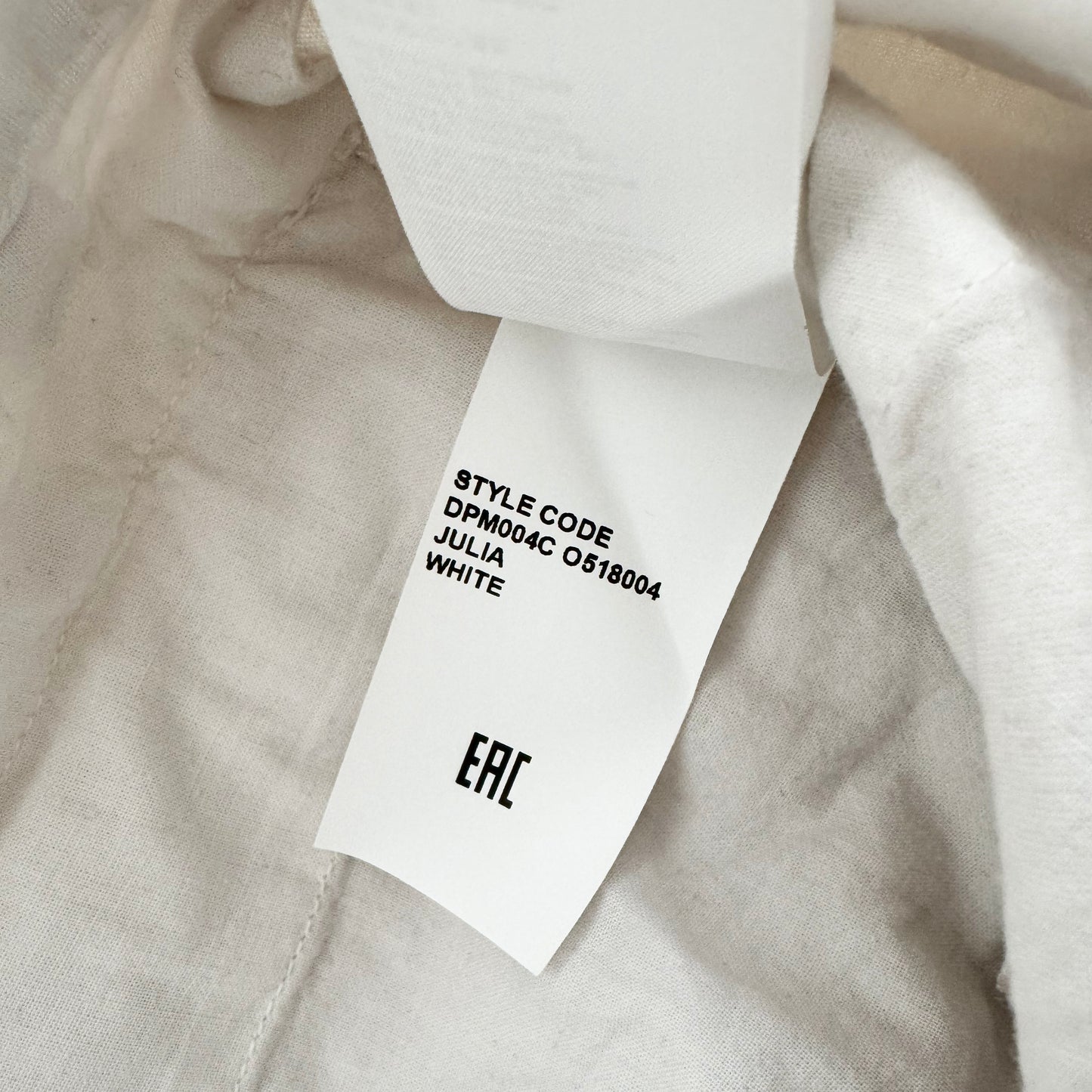 DarkPark "Julia" Cargo Pants in Off White, size 26