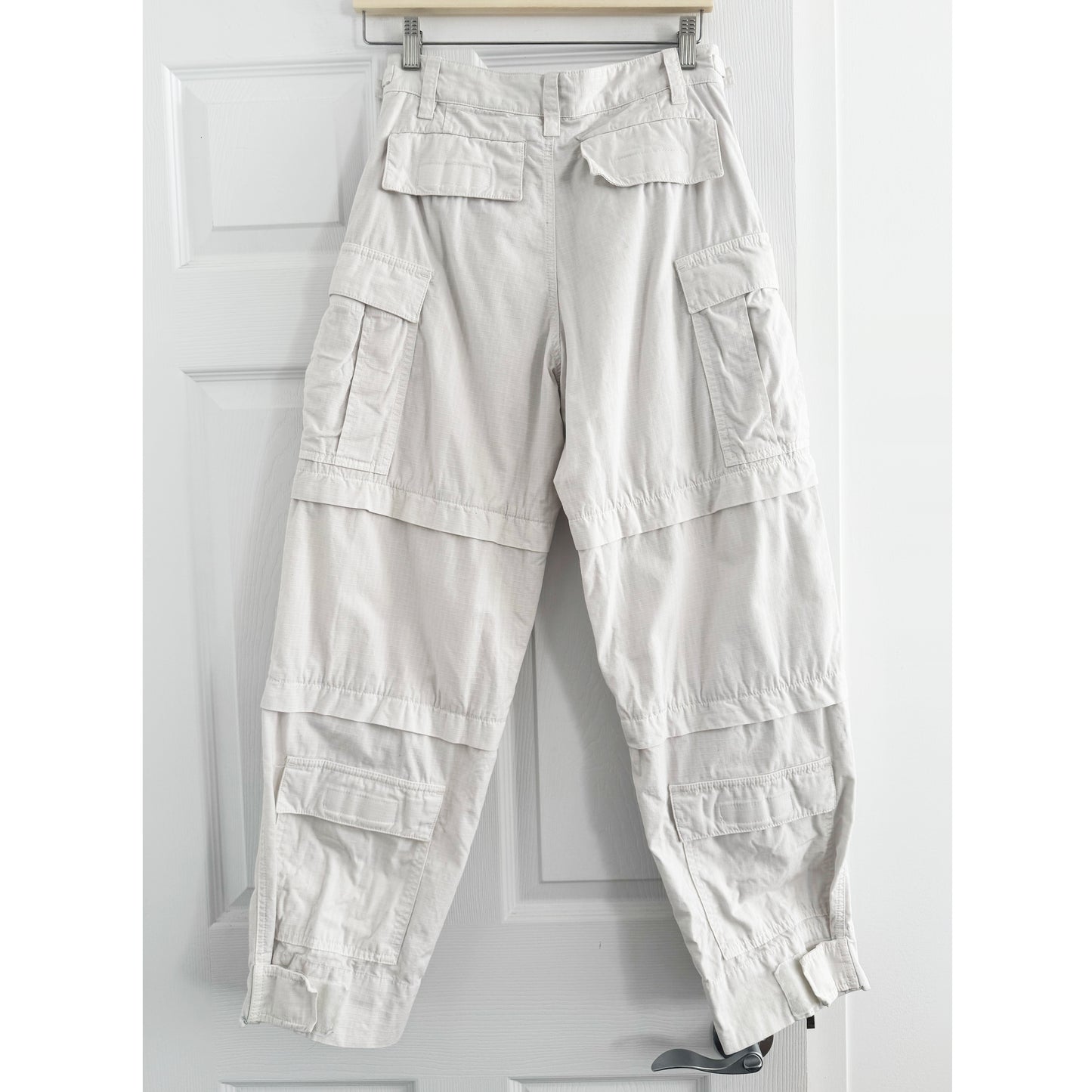 DarkPark "Julia" Cargo Pants in Off White, size 26