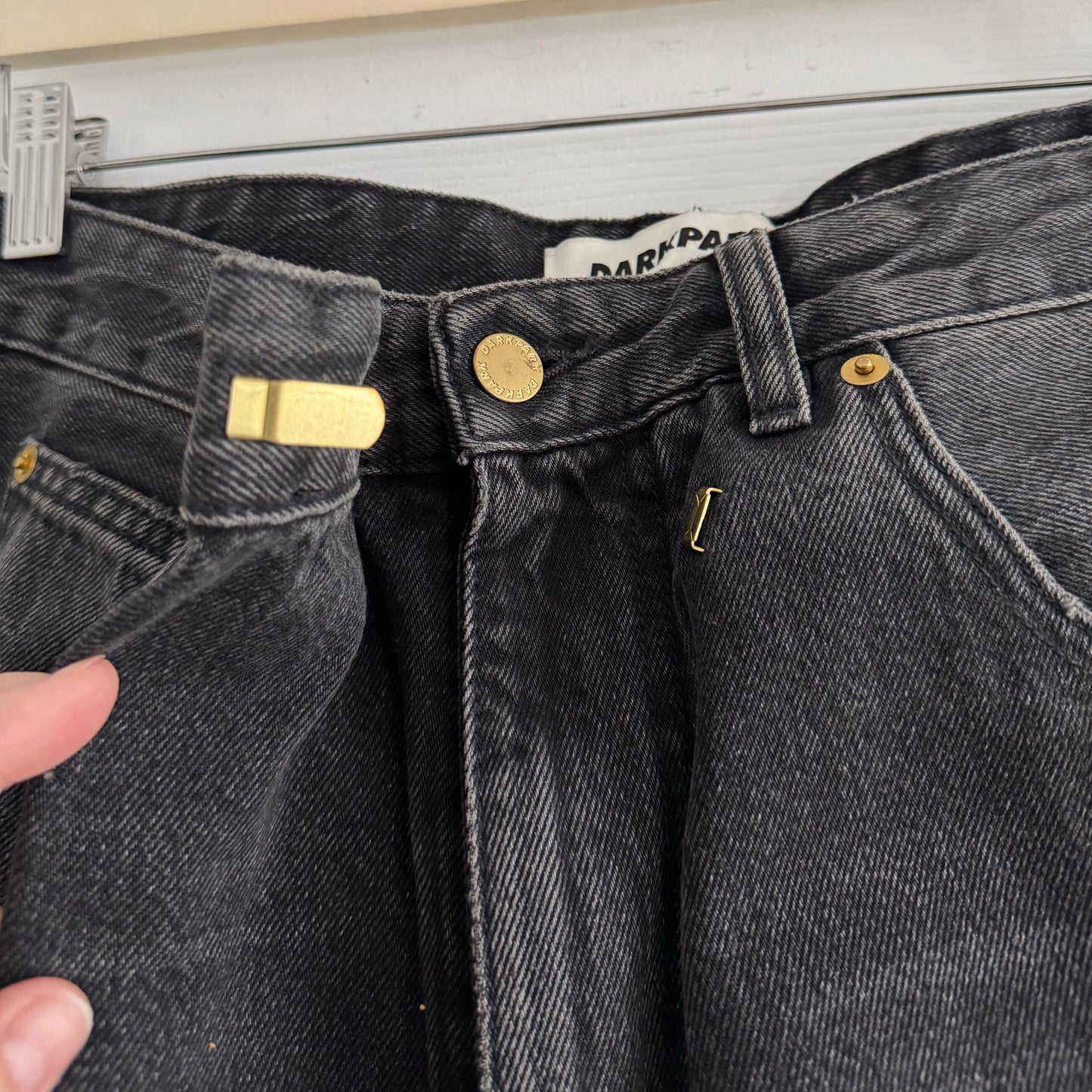 DarkPark "Ines" Jeans in Black, size 28