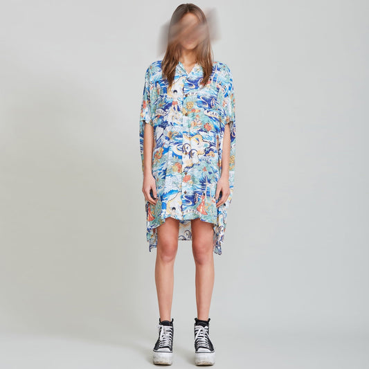 R13 Oversize Boxy Hawaiian Dress, size XXS (fits like XS)