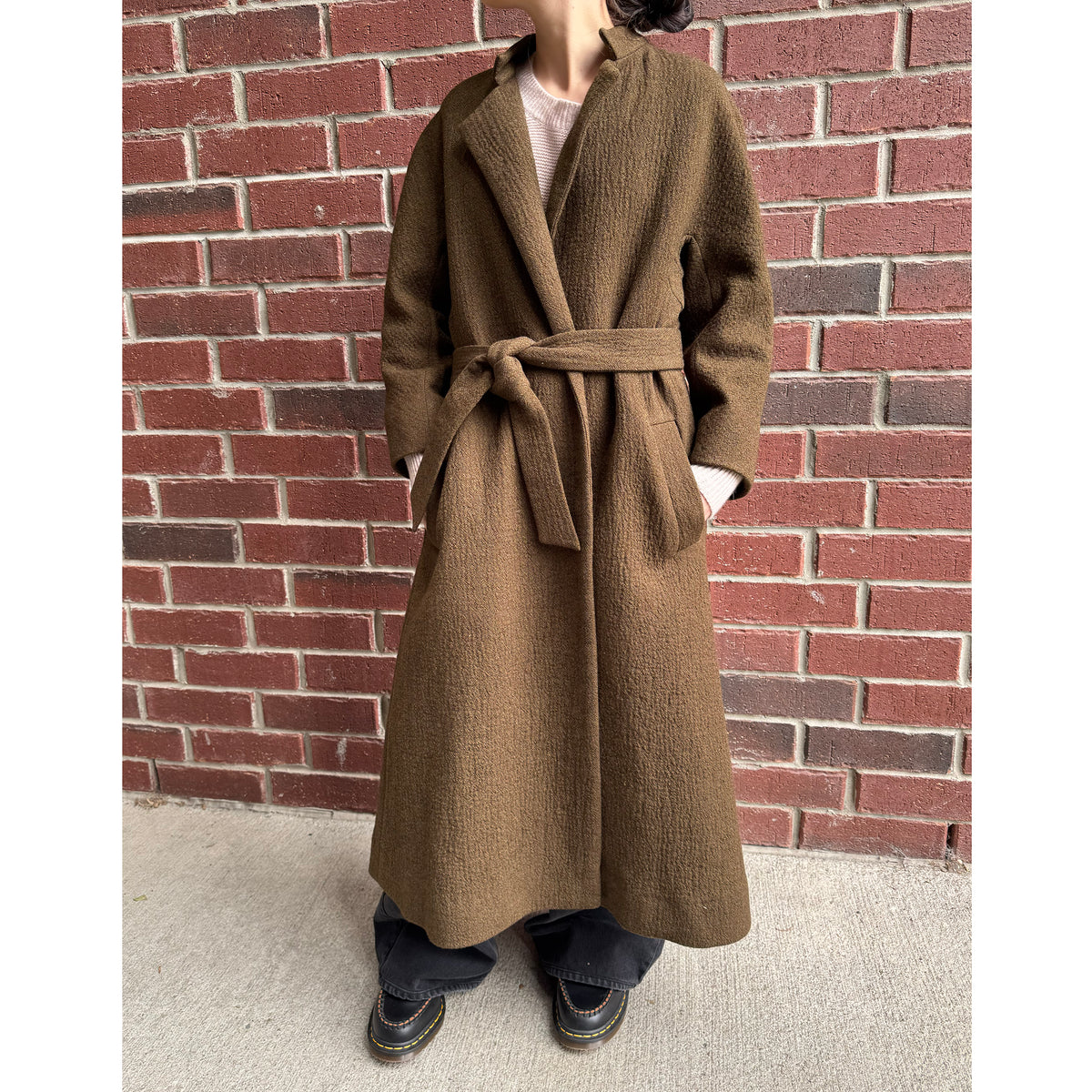 Dennis Merotto Coat in Brown, fits size XS/S ish