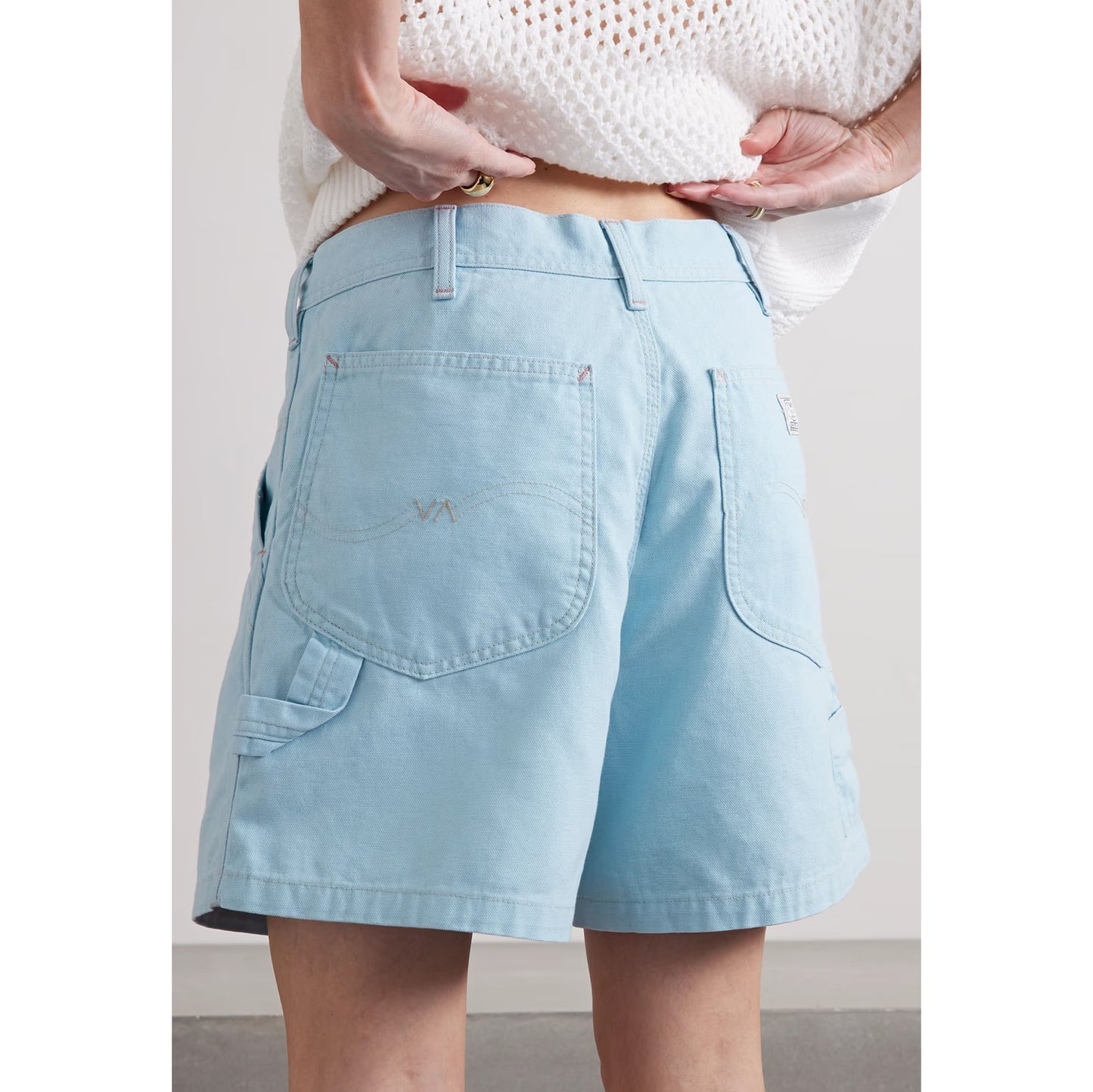 Denimist Carpenter Shorts in Blue, size 29