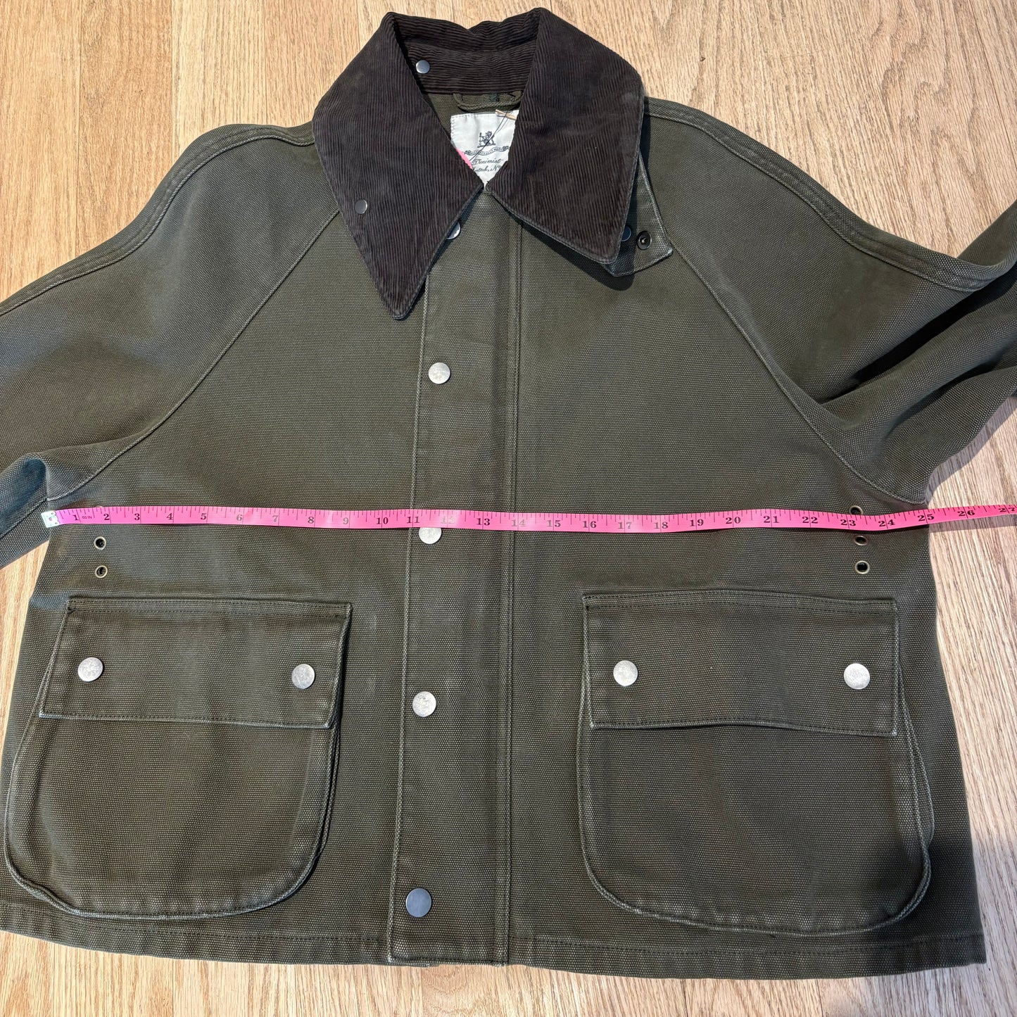 Denimist Oversize Field Jacket in Olive, size XXS (fits like XS)