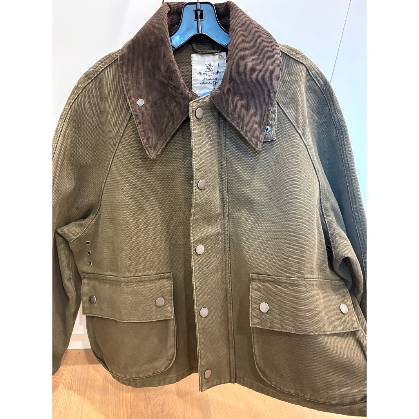 Denimist Oversize Field Jacket in Olive, size XXS (fits like XS)