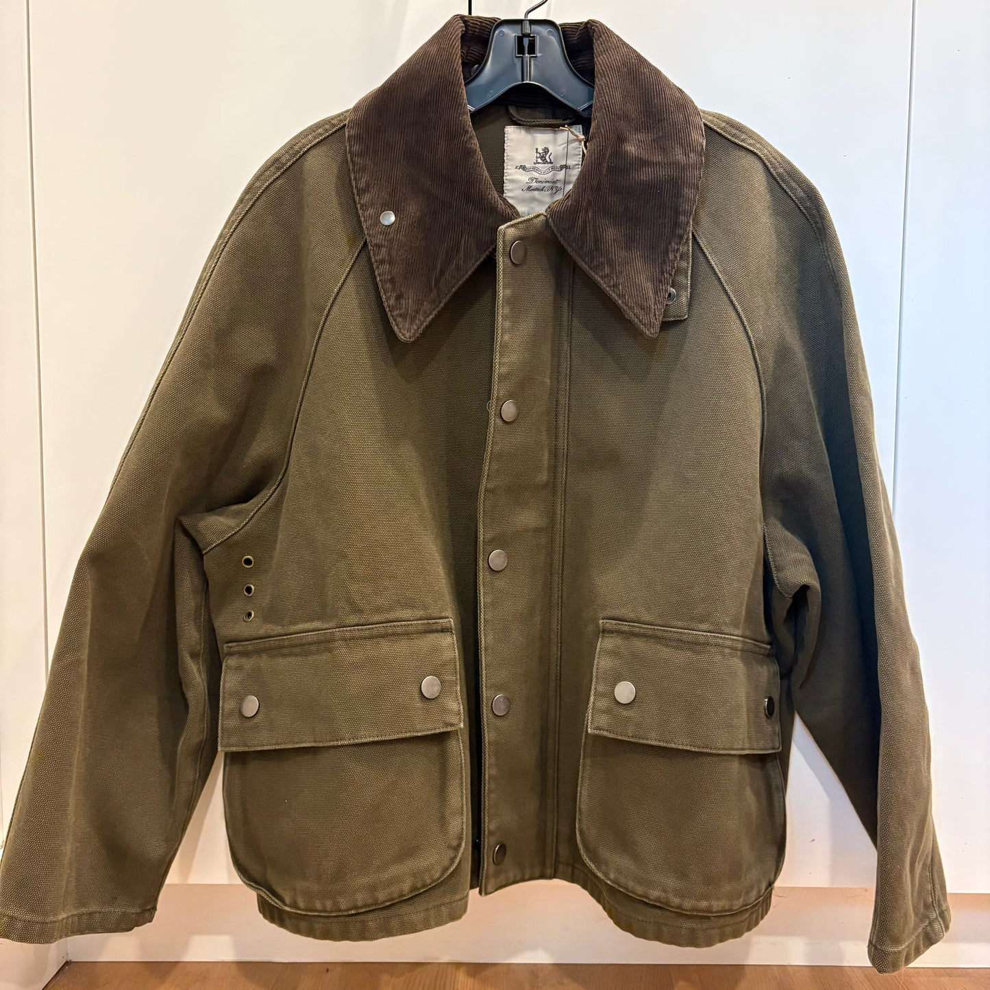 Denimist Oversize Field Jacket in Olive, size XXS (fits like XS)
