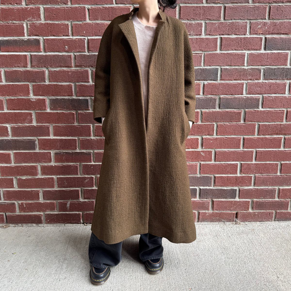 Dennis Merotto Coat in Brown, fits size XS/S ish