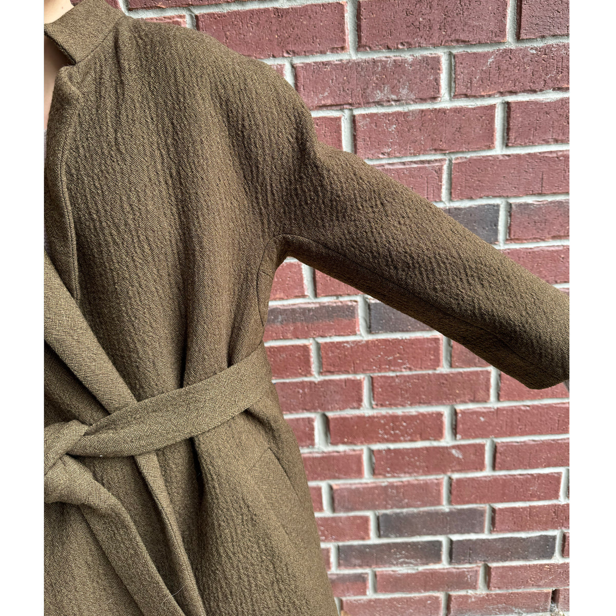 Dennis Merotto Coat in Brown, fits size XS/S ish