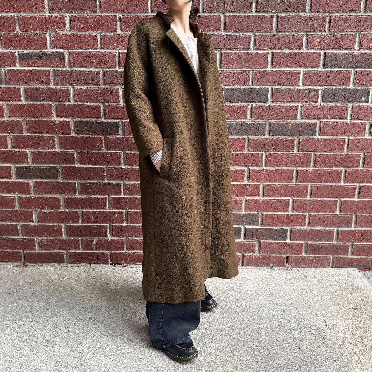 Dennis Merotto Coat in Brown, fits size XS/S ish