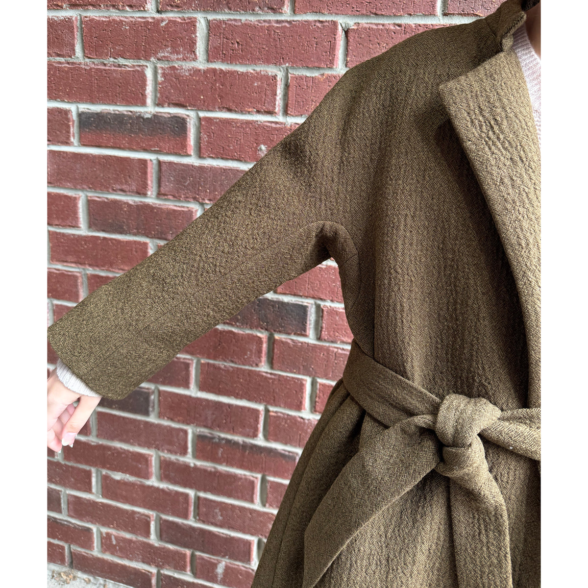 Dennis Merotto Coat in Brown, fits size XS/S ish
