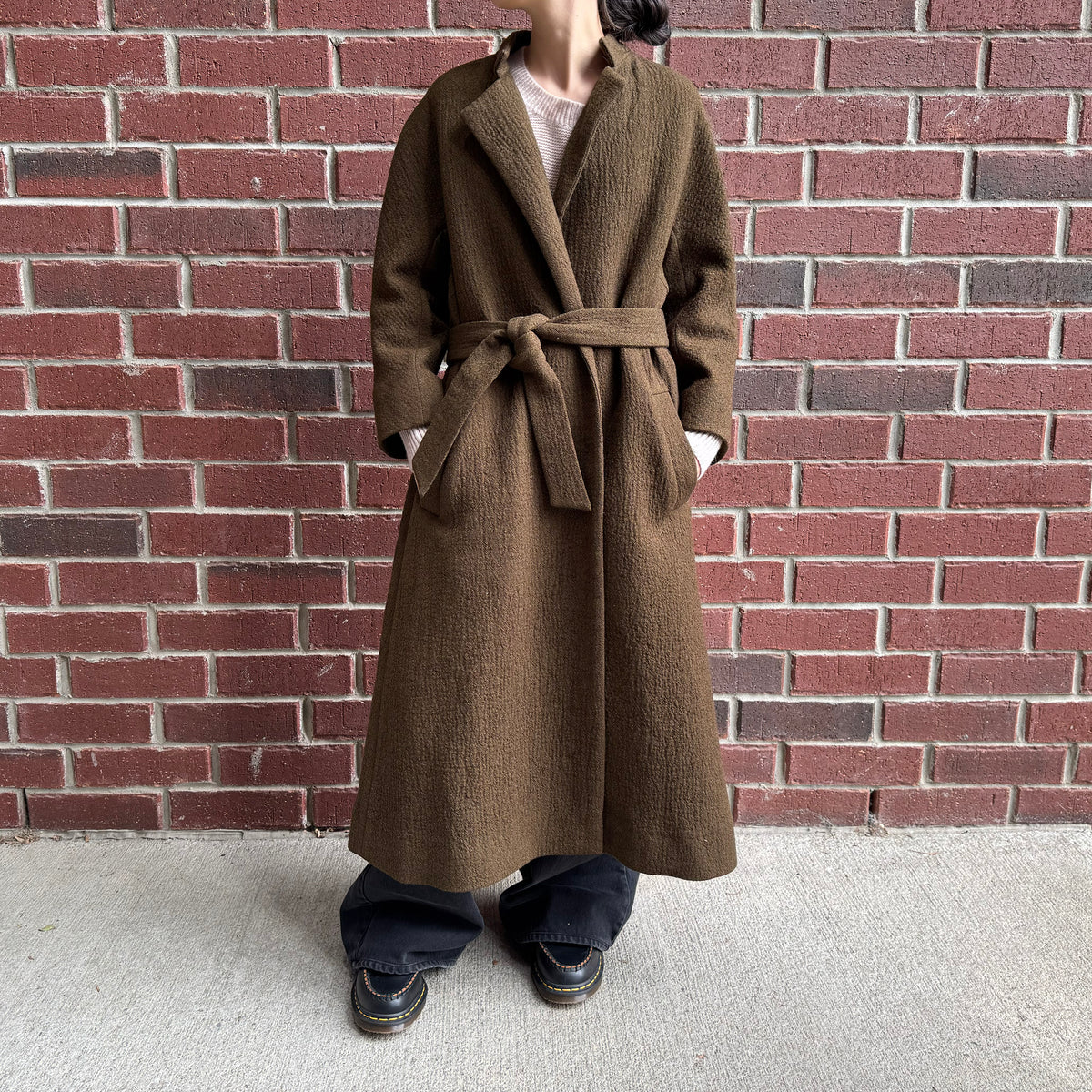 Dennis Merotto Coat in Brown, fits size XS/S ish