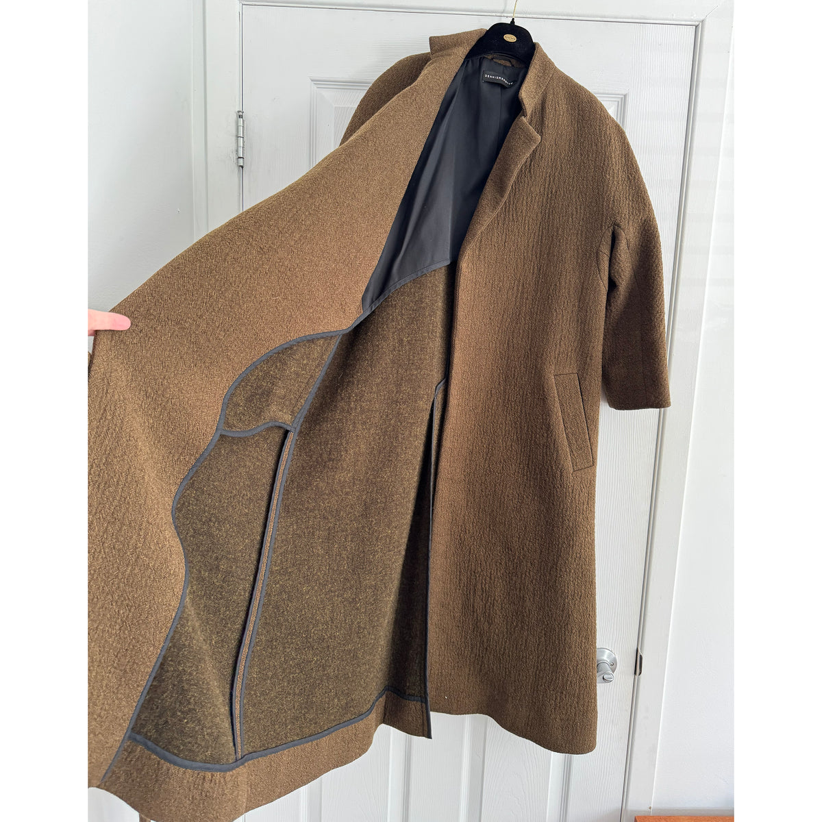 Dennis Merotto Coat in Brown, fits size XS/S ish