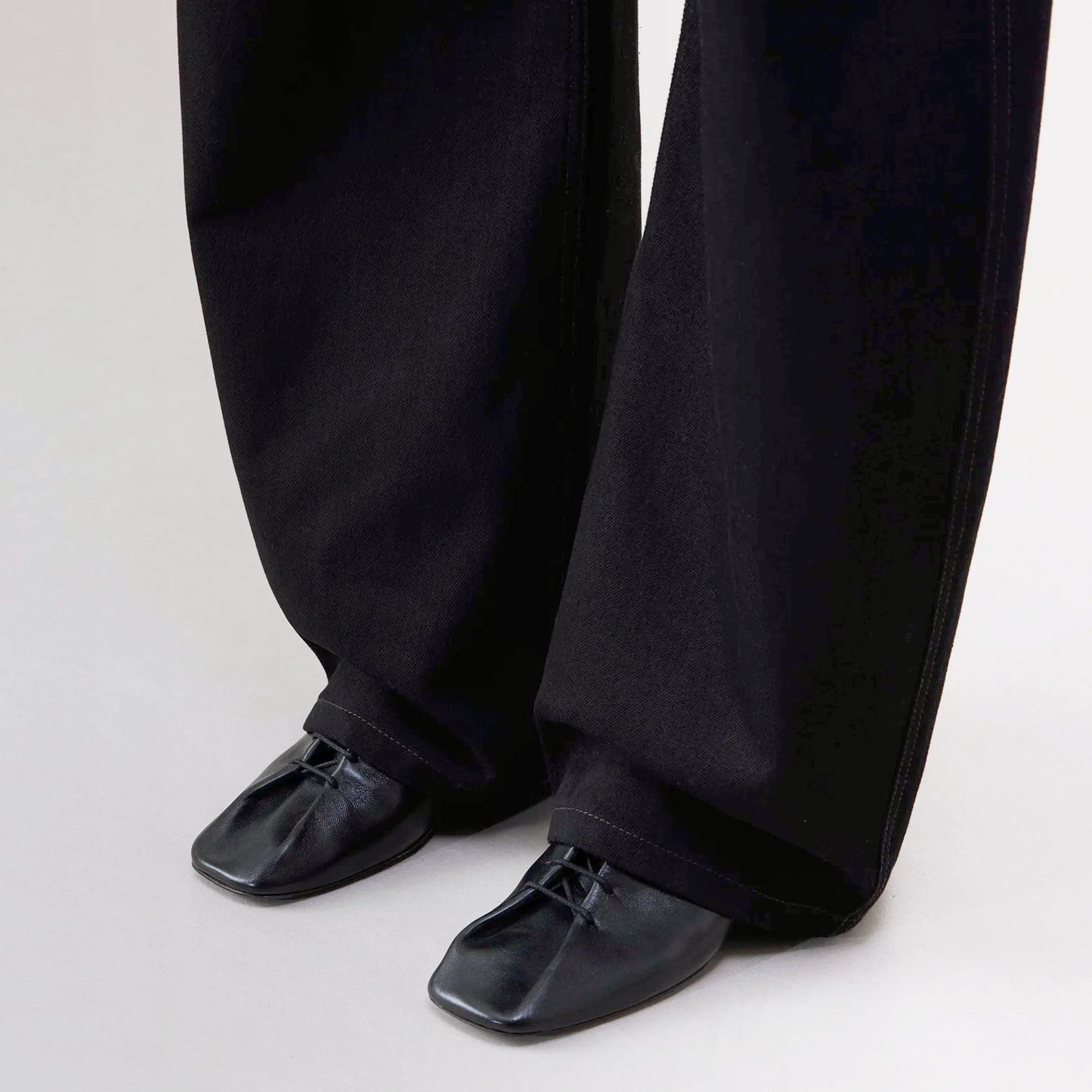 Lemaire 55mm Souris Classic Derbies in Black, size 39 (Fits like 38)