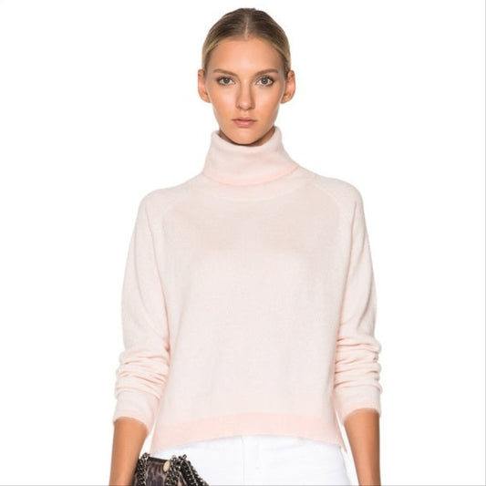 10 Crosby Derek Lam Turtleneck in Light Pink, size Small