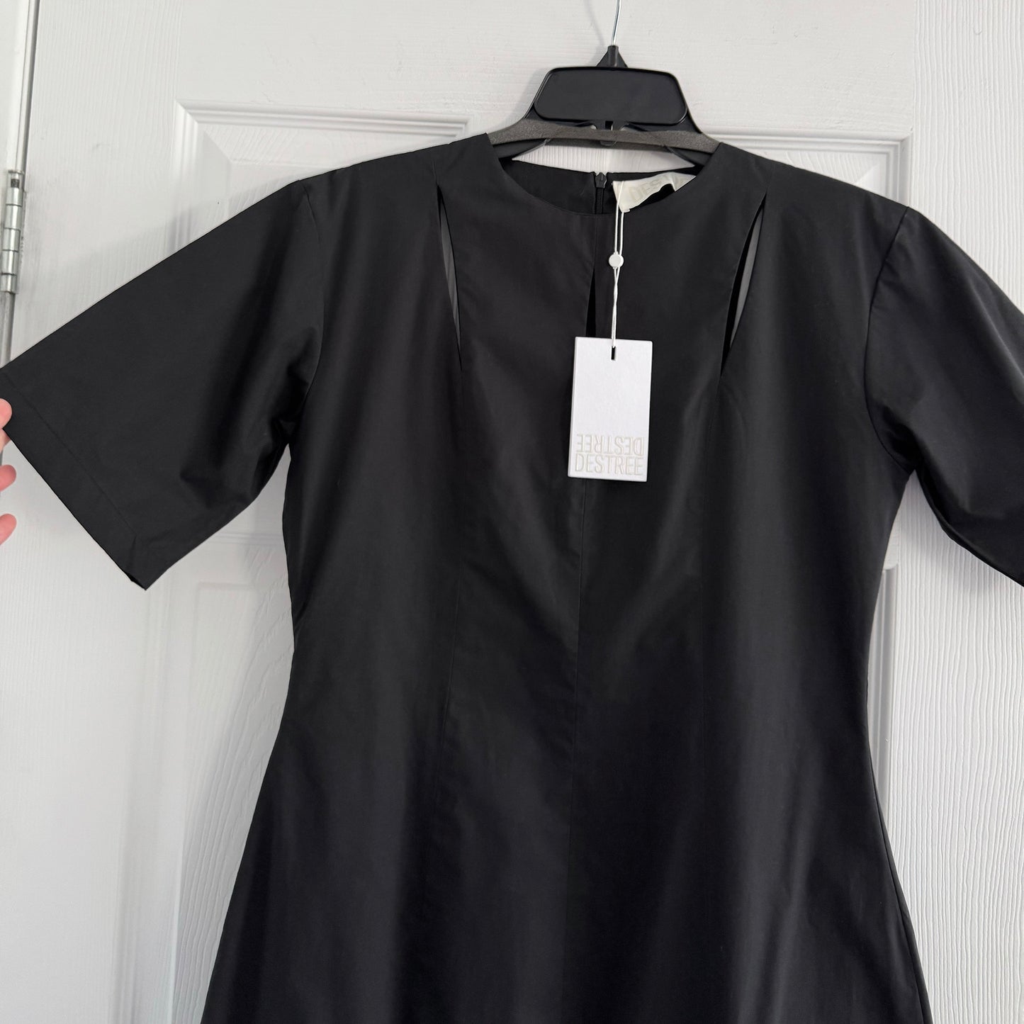 Destree Cut-out Midi Dress in Black, Size Medium
