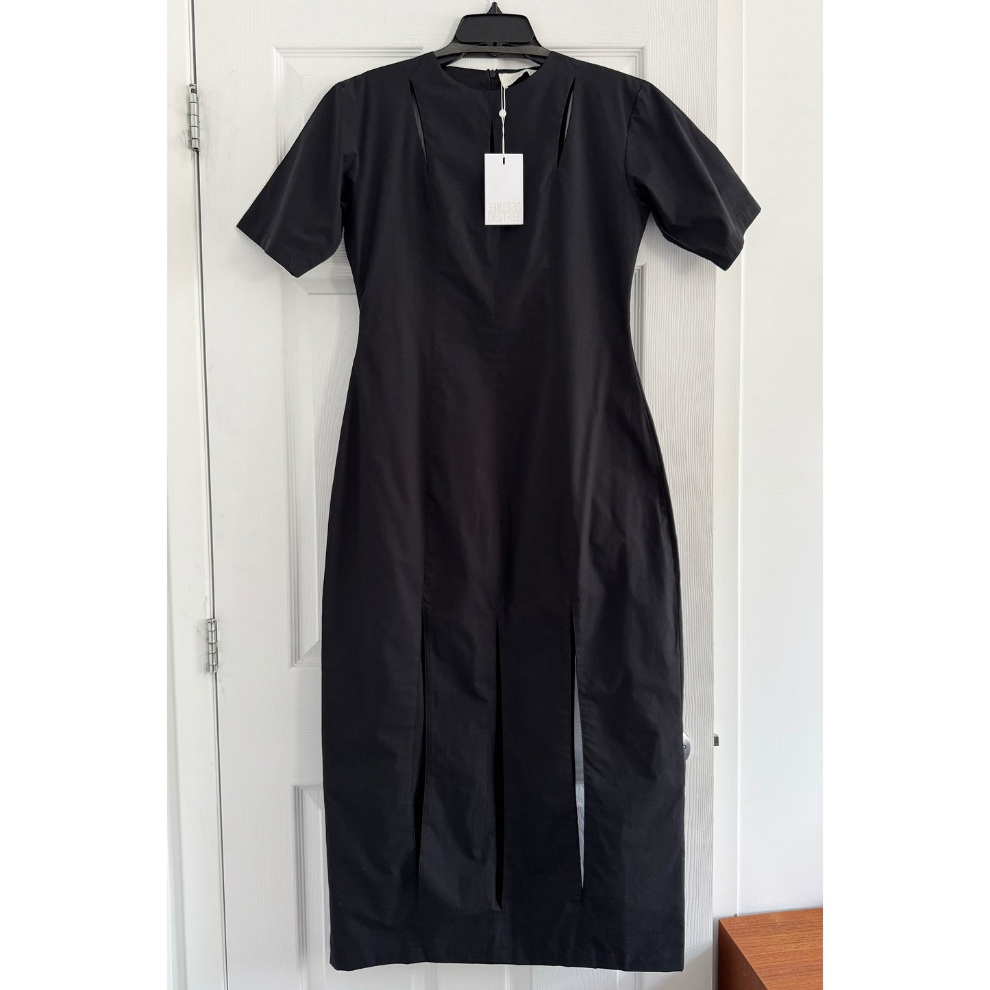 Destree Cut-out Midi Dress in Black, Size Medium