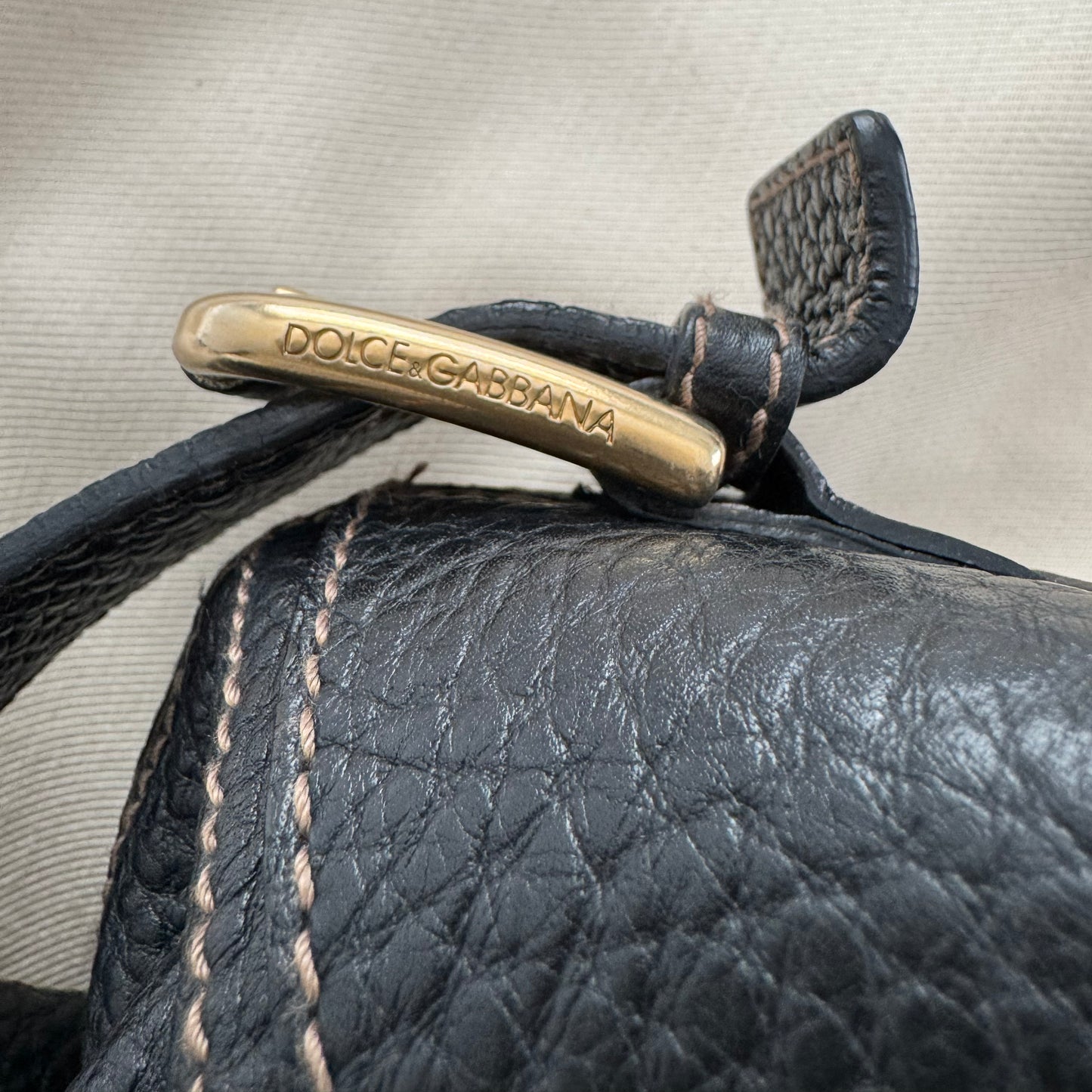 Dolce & Gabbana Vintage Doctor Bag in Black