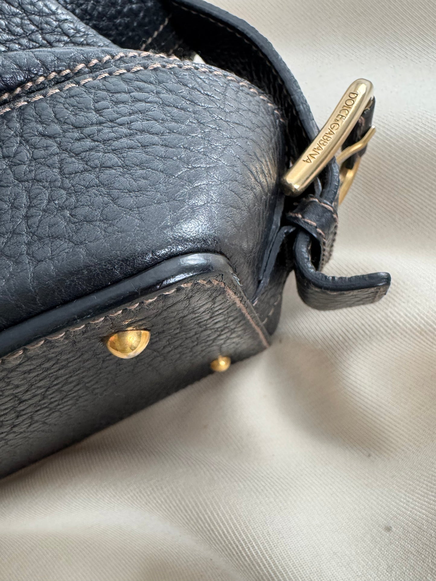 Dolce & Gabbana Vintage Doctor Bag in Black